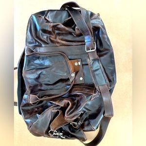 Village Tannery Leather Weekend Duffle Bag
